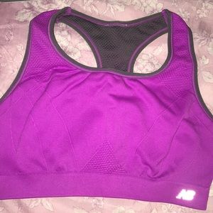 Purple Reversible Sports Bra
